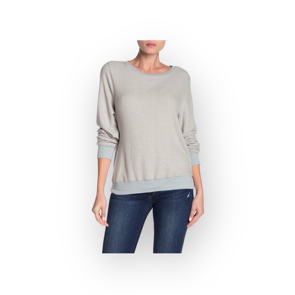 new Wildfox Couture ☻ Classic BBJ Pullover Beach Jumper Sweatshirt ☻ Grey Small - Picture 11 of 12